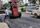 मदाखलत अमले ने अस्थाई अतिक्रमण हटाकर की जा रही है पेंच रिपेयरिंग