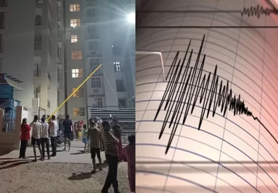 भूकंप के झटकों से डोल उठी धरती, घरों से बाहर भागे लोग