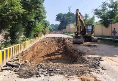 निर्माण कार्य शुरू-एक हजार बिस्तार अस्पताल को जेएएच परिसर को जोड़ने के लिये अंडरपास 10 माह में बनकर होगा तैयार