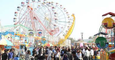 मेले में बड़ी तादाद में पहुँचे सैलानी, झूला सेक्टर, खान-पान एवं खेल-खिलौनों की दुकानों पर छाई रौनक 