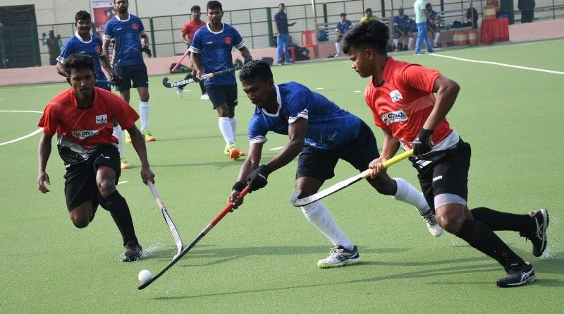 84वी अखिल भारतीय सिंधिया स्वर्णकप हॉकी टूर्नामेंट में सांई मणिपुर एवं एएससीबी जालंधर अगले दौर में