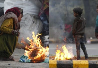 दिल्ली ठंड का सितम जारी, तापमान है 3 डिग्री सैल्सियस