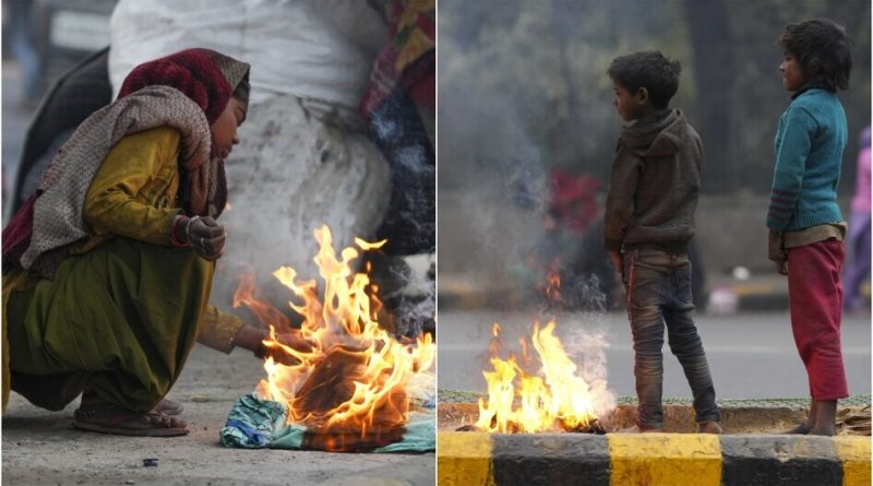 दिल्ली ठंड का सितम जारी, तापमान है 3 डिग्री सैल्सियस