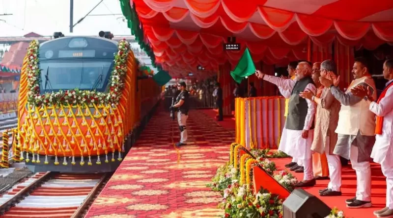 पीएम ने पहली वंदेभारत स्लीपर ट्रेन को हरी झंडी दिखाई