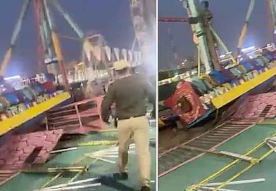 सुरज कुंड मेले में झूला टूटने से पुलिस इंस्पेक्टर की मौत 13 घायल