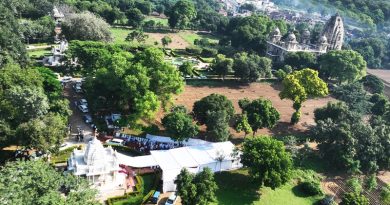 अम्मा महाराज छत्री परिसर में बने विष्णु मंदिर में हुई चोरी