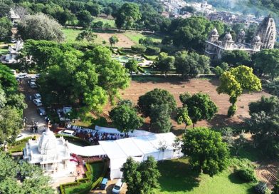 अम्मा महाराज छत्री परिसर में बने विष्णु मंदिर में हुई चोरी