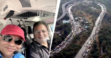 8 घंटे तक मुंबई-पुणे एक्सप्रेसवे पर जाम पर फंसे रहे उद्योगपति, हेलीकॉप्टर से किया एयरलिफ्ट