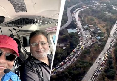 8 घंटे तक मुंबई-पुणे एक्सप्रेसवे पर जाम पर फंसे रहे उद्योगपति, हेलीकॉप्टर से किया एयरलिफ्ट