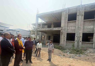 मानवाधिकार आयोग के अध्यक्ष ने डबरा में किया निर्माणाधीन अस्पताल भवन का निरीक्षण 