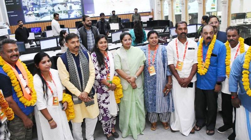 केरल के जनप्रतिनिधियों ने शहर विकास की परियोजनाओं का किया अवलोकन 