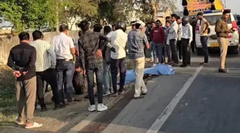 ट्रक ने मोटरसाईकिल सवार युवक को 50 मीटर तक घिसटता रहा शव, नूराबाद पुलिस ने जब्त किया ट्रक