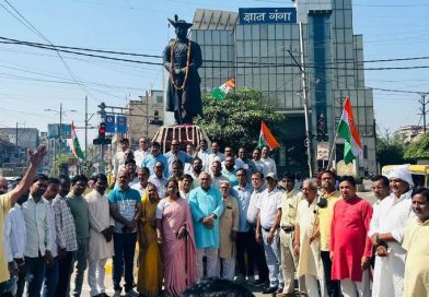 जीवन जिनका सदा रहा विकास में समर्पित कै. माधवराव सिंधिया को पुष्पांजलि अर्पित: कांग्रेस