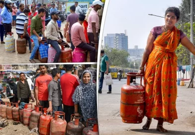 पंजाब में सिलेंडर उठाकर भाग रहे लोग, भोपाल में गैस एजेंसी के बाहर लंबी कतारें