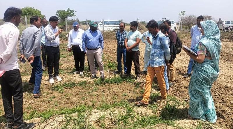 नरवाई जलाने वालों पर प्रशासन सख्त, ग्राम सिरसौद के कृषक पर लगा जुर्माना