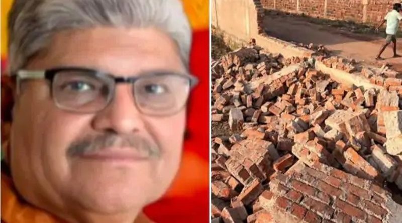 BJP नेता द्वारा बाउंड्रीवॉल तोड़ने पर विवाद ने लिया हिसक रूप लिया, मारपीट करने FIR दर्ज