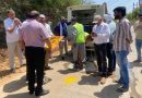 न्यू कलेक्ट्रेट से अलापुर वाया सिरोल तिराहा तक बनी 2.7 किमी व्हाइट टॉपिंग सड़क की गुणवत्ता की जांच
