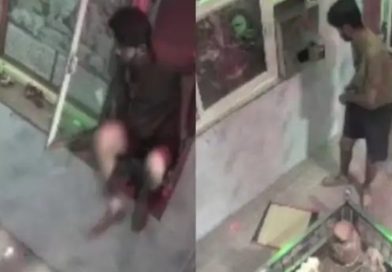 मंदिर की दानपेटी तोड़कर चोर 50 हजार रूपये उड़ाये, घटना सीसीटीवी कैमरे में कैद