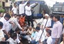बजरंग दल के कार्यकर्त्ताओं ने किया कांग्रेस कार्यालय का घेराव, विरोध में कांग्रेस ने भी किया प्रदर्शन