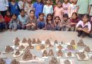 माटी से साकार हुआ गणेश का स्वरूप, विद्यार्थियों ने मिट्टी से गढ़ीं आकर्षक गणेश प्रतिमाएं