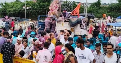 सागरताल के नजदीक 2 ताल में 350 से ज्यादा किया गया गणेशजी की प्रतिमाओं का विसर्जन, हाइड्रा-क्रेन बड़ी प्रतिमायें विसर्जित