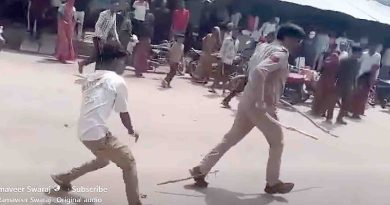 शराब दुकानों के विरोध में महिलाओं ने किया पथराव, जमकर चले लाठी-डंडे, आबकारी -पुलिस के जवान भागे जान बचाकर भागे