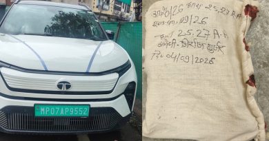 पुलिस ने वाहन चेकिंग में 32 बोर की पिस्टल, 02 मैग्जीन, 06 जिंदा राउण्ड आरोपी गिरफ्तार