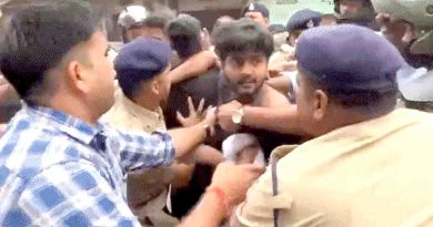 युवक ने धक्का देकर एडीसीपी को पटका, 6 युवकों को लिया हिरासत में लिया, अतिक्रमण हटाने की कार्यवाही जारी