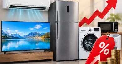 AC-TV, फ्रिज जैसे अप्लायंसेज 1 अक्टूबर से 8% तक महंगे
