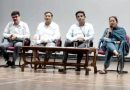 LNIPE- बिना निर्णय लिये मीडिया से बचते हुए वापिस लौटी जांच टीम, छात्रों ने बंद कराया प्रशासनिक भवन