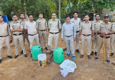ग्वालियर में अवैध शराब के विरुद्ध बड़ी कार्रवाई