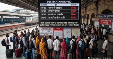 10 से 11 अक्टूबर के बीच ग्वालियर होकर गुजरने वाली आठ से अधिक ट्रेनों के निरस्त