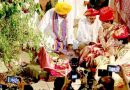 विजयादशमी पर केंद्रीय मंत्री ज्योतिरादित्य सिंधिया और महाआर्यमन ने देवघर में किया शस्त्र पूजन
