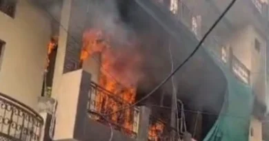ग्वालियर में मकान में लगी आग, 4-5 लाख के नुकसान का अनुमान