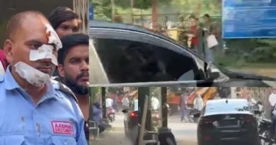ग्वालियर के MLB कॉलेज में कार से उत्पात, छात्रा पर फब्तियां कसीं; टक्कर से सुरक्षा गार्ड घायल