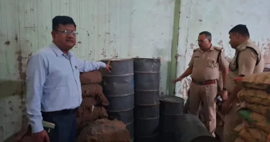 दीपावली से पहले ग्वालियर में बड़ी कार्रवाई, ट्रांसपोर्ट नगर से 600 किलो कैल्शियम कार्बाइड जब्त