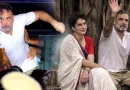 रात को गिरफ्तारी हुई राहुल गांधी और प्रियंका की सुबह मार्च, शाम को धरना