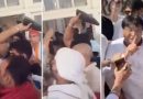 कांग्रेस कार्यालय में जमकर चले जूते
