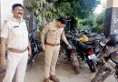 वाहन चेकिंग के दौरान कार्रवाई -मॉडिफाइड साइलेंसर लगी बुलेट मोटरसाइकिल पर की चालानी कार्रवाई