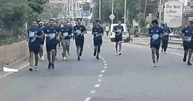 सिखओन मैराथन 2026 में दौड़े हजारों शहरवासी, फिटनेस के लिये लगाई दौड़